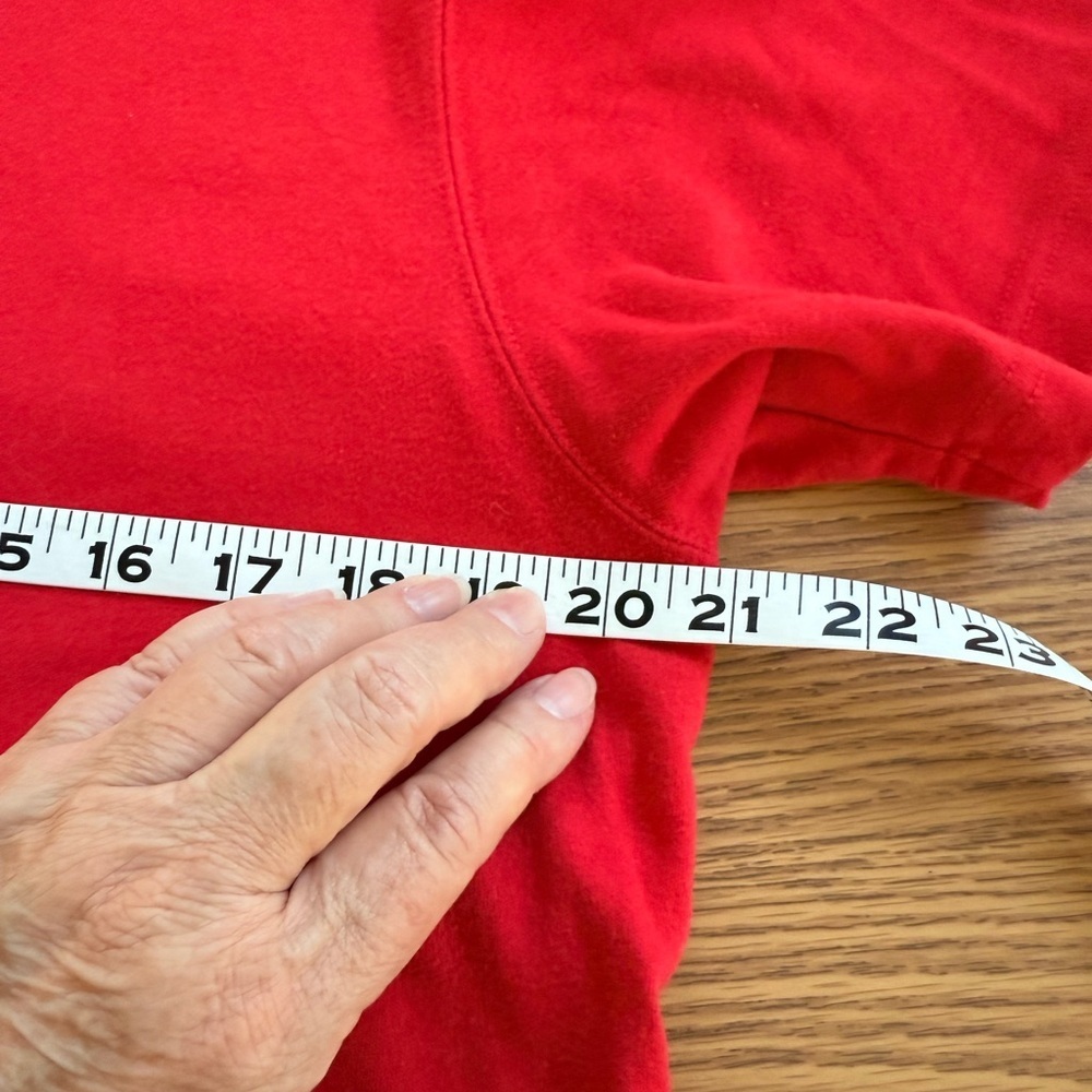 Crop Tee Duo…Vibrant Red USA Design & Robin Egg Blue, Liz & Co and Chaus brands - Picture 12 of 12